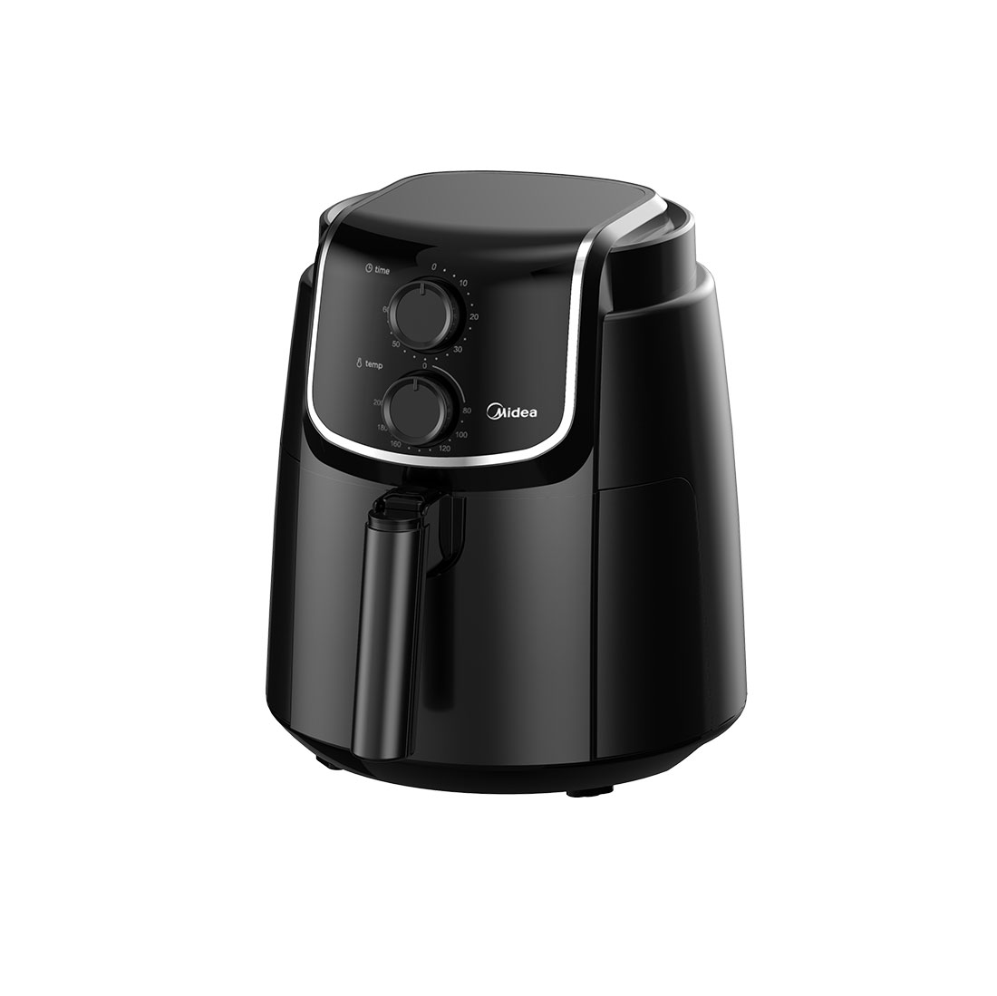 Midea Qatar Digital Air Fryer Black