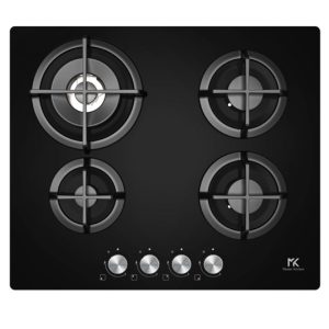 MK Gas Hob 60 CM Built-In Black Glass
