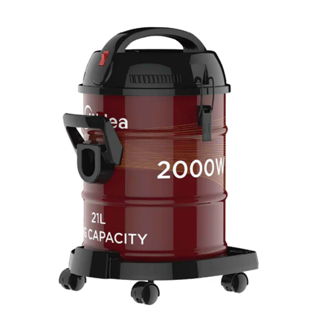 Midea Qatar Vacuum Cleaner Drum Type 21L Red