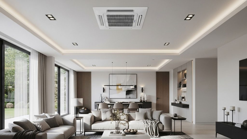 Cassette AC in Qatar – Engineering Selection Guide for High Ambient Conditions