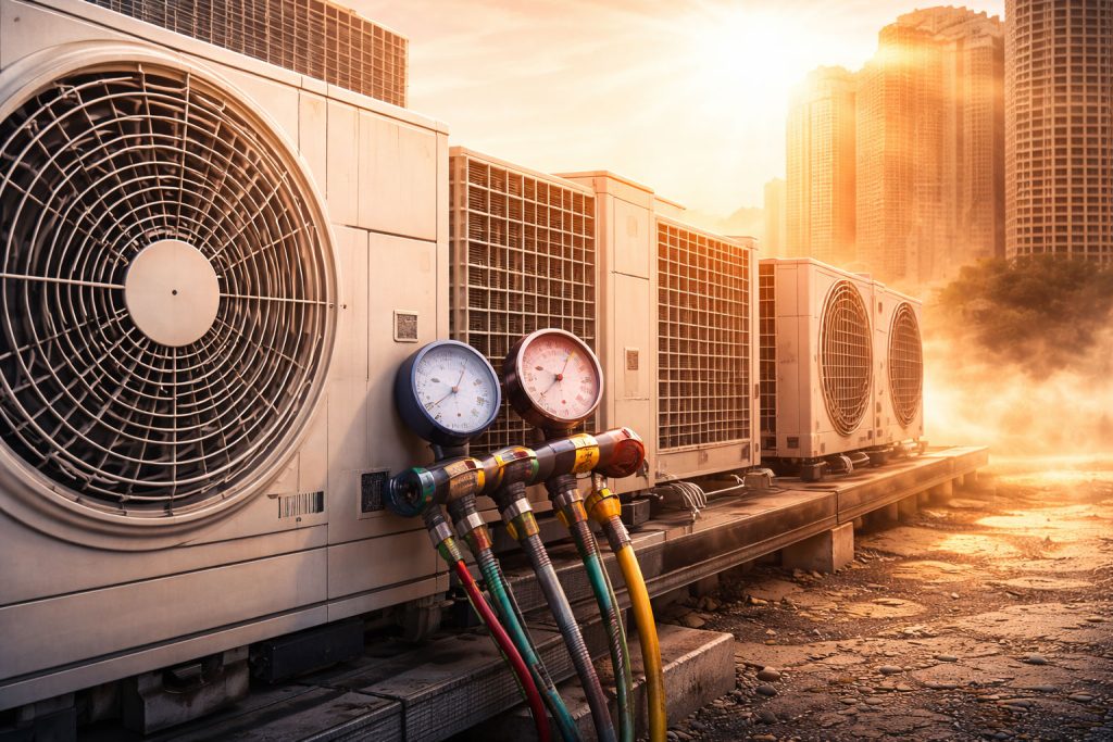 How Diagnostics & Monitoring Reduce AC Downtime in Extreme Heat