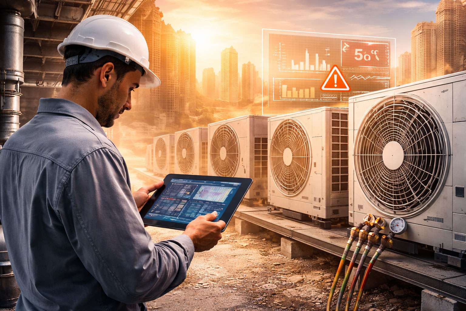 Read more about the article How Diagnostics & Monitoring Reduce AC Downtime in Extreme Heat
