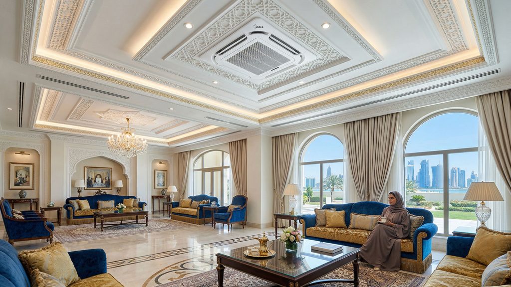 Cassette AC Airflow & Comfort Engineering in Qatar
