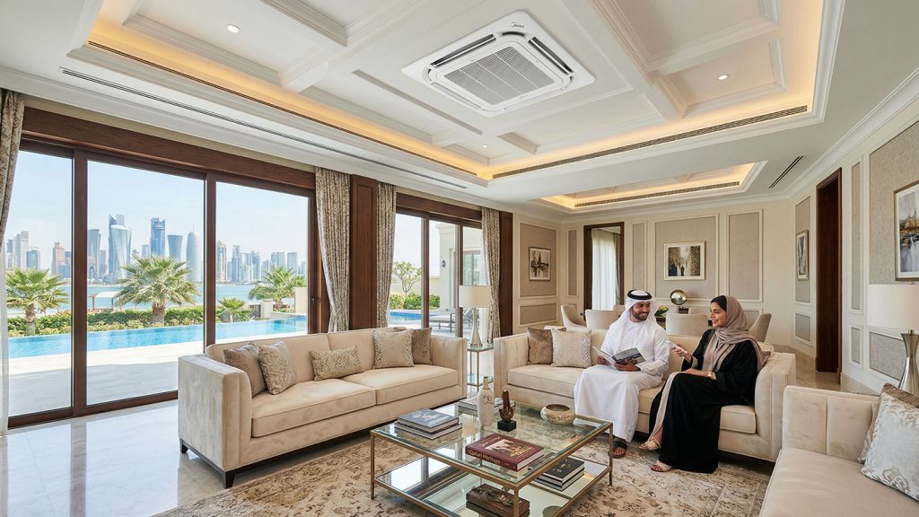 Cassette AC Airflow & Comfort Engineering in Qatar