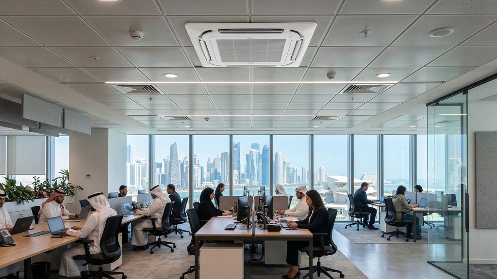 Cassette AC Drainage & Humidity Reality in Qatar