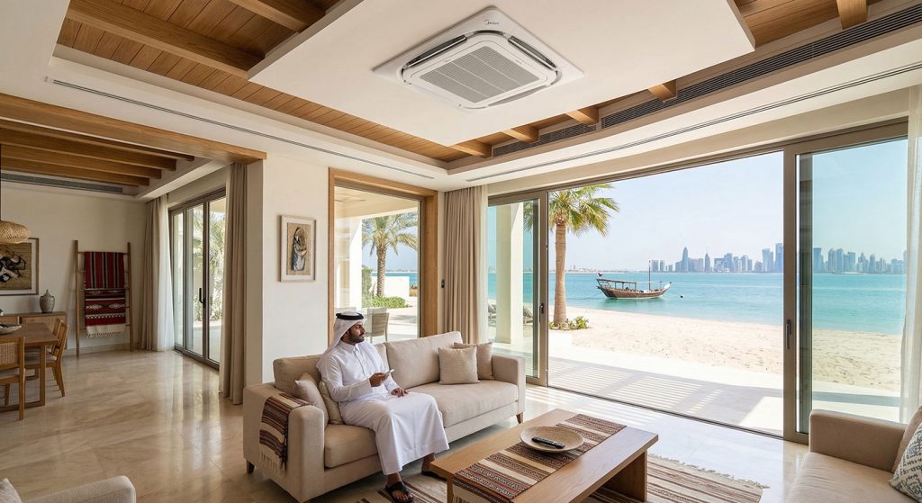 Cassette AC in Coastal Doha-Corrosion, Salt Air, and Long-Term Performance
